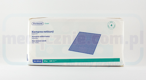 Nesterilní netkaná komprese 10*20cm 100ks 30g 4W